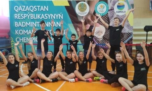 Акмолинцы стали чемпионами Казахстана по бадминтону