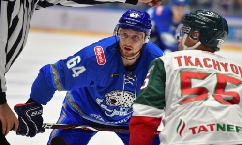 Отчет о матче КХЛ «Барыс» — «Ак Барс» 1:5