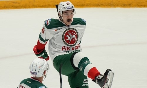 «Не мог уснуть». Дебютант КХЛ высказался об эмоциях и «магии чисел» в победном матче с «Барысом»