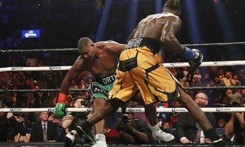 Видео сумасшедшего нокаута от Уайлдера в реванше с Ортисом за титул WBC