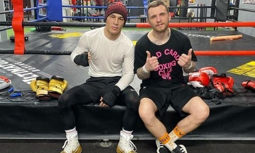 Джукембаев показал видео с тренировки перед возвращением на ринг