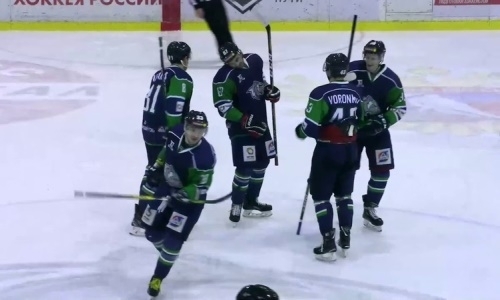 Видеообзор матча ВХЛ «Горняк» — «Сарыарка» 1:2 Б