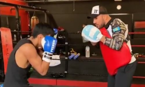 «Сенсационный Султан». Вице-чемпион мира из Казахстана продолжает подготовку к бою в Алматы