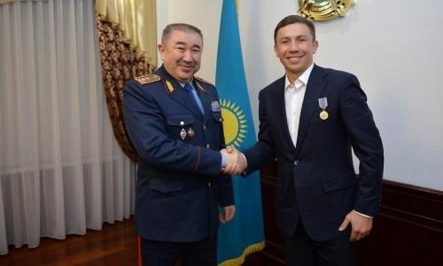 Геннадия Головкина наградили в Казахстане. Озвучены подробности
