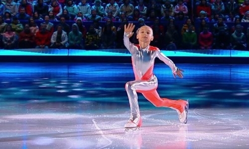 11-летняя ученица тренера Турсынбаевой выполнила четверной тулуп на соревнованиях