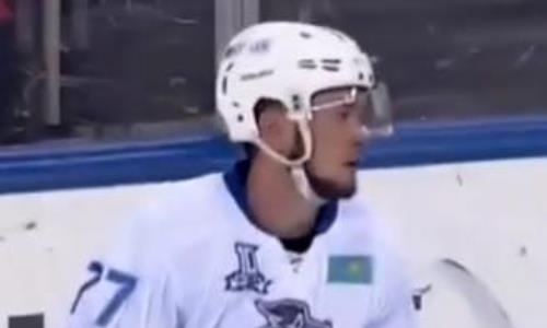 Саян Данияр оформил первый хет-трик в ВХЛ. Видео