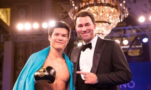 Эдди Хирн похвалил Данияра Елеусинова после победы нокаутом над экс-чемпионом WBC