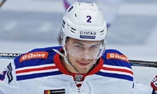 Российский защитник вошел в историю СКА после матча с «Барысом»