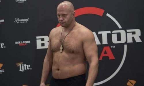 Федор Емельяненко прошел взвешивание перед боем на турнире Bellator в Японии