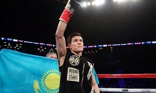 Данияр Елеусинов вышел в ринг против американца с 20 нокаутами. Видео