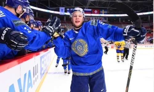 «Глаза закрыл — бросил». Автор шайбы сборной Казахстана в ворота Швеции на МЧМ-2020 раскрыл причину четырех поражений подряд