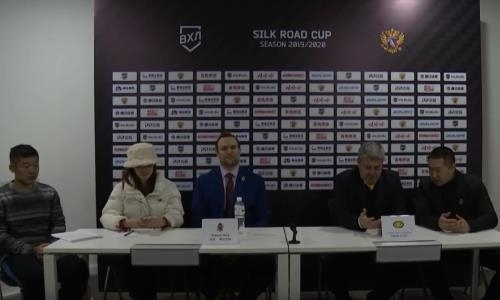 Видео послематчевой пресс-конференции игры ВХЛ «ОРДЖИ» — «Сарыарка» 3:1