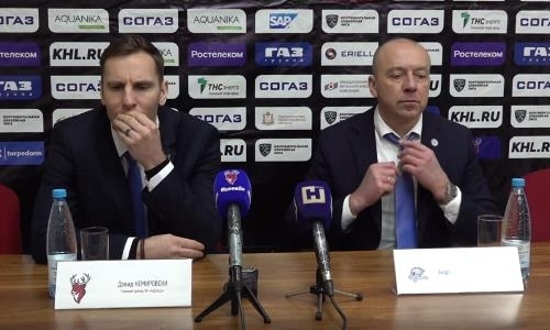 Видео послематчевой пресс-конференции игры КХЛ «Торпедо» — «Барыс» 0:4