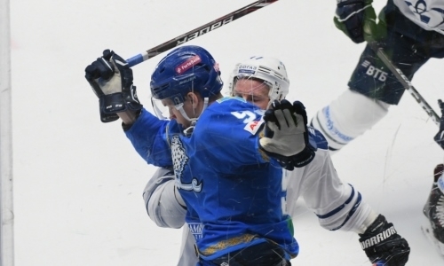 Фоторепортаж с матча КХЛ «Барыс» — «Динамо» Москва 3:4 ОТ