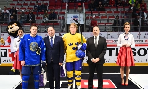 Фоторепортаж с матча МЧМ-2020 Казахстан — Швеция 2:6