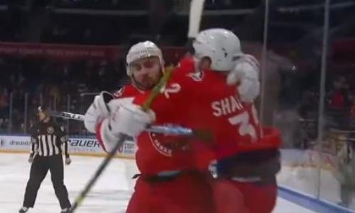 Хоккеисты казахстанских команд организовали первый гол на Кубке Вызова МХЛ. Видео