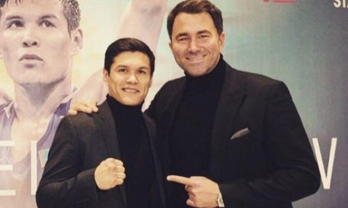 Данияра Елеусинова похвалили и сообщили ему хорошие новости от Эдди Хирна