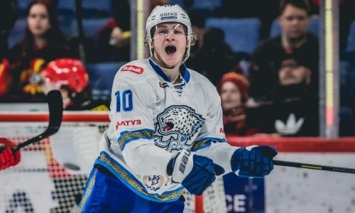 Видеообзор матча КХЛ СКА — «Барыс» с 11-ю шайбами и дублем казахстанца