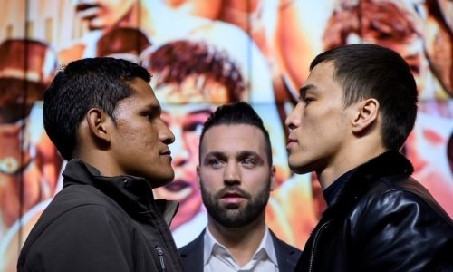 Джукембаев провел первую дуэль взглядов с соперником с 22 победами перед боем в Канаде