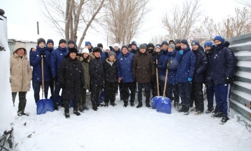 Футбольный клуб «Астана» поддержал челлендж «Бiз Бiргемiз»