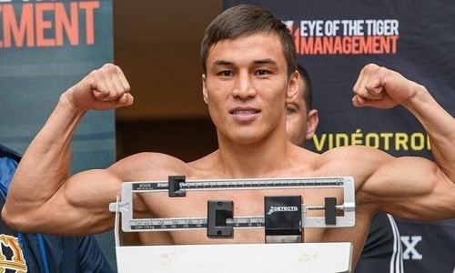 Казахстанский нокаутер Джукембаев прошел взвешивание перед боем с соперником с 22 победами