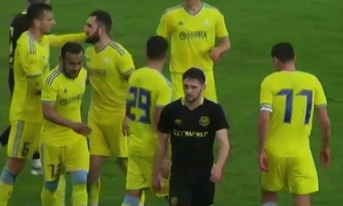 Новичок «Астаны» забил фантастический гол претенденту на выход в АПЛ. Видео