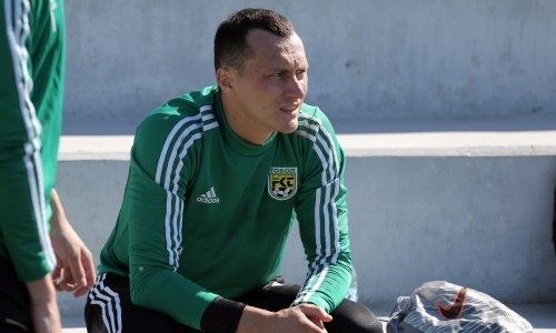 Фото с тренировки новичков «Тобола» на УТС