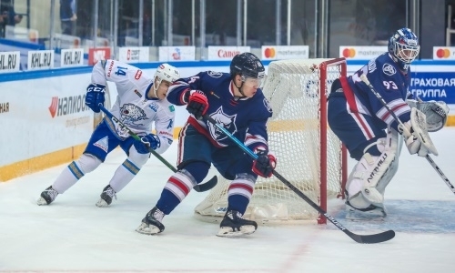 Фоторепортаж с матча КХЛ «Нефтехимик» — «Барыс» 1:5