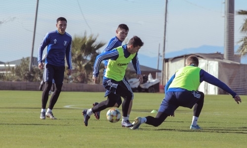 Фоторепортаж с тренировки «Жетысу» на сборах в Турции