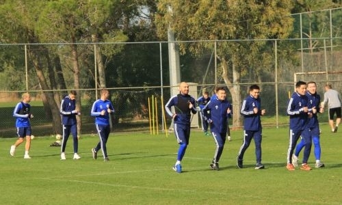 Фоторепортаж с тренировки «Окжетпеса» после первого контрольного матча на УТС