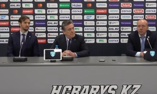 Видео послематчевой пресс-конференции игры КХЛ «Барыс» — «Локомотив» 4:3 ОТ