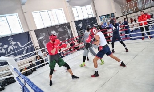 Фоторепортаж с УТС сборной Казахстана