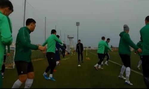 Видео очередной тренировки «Атырау» в Турции