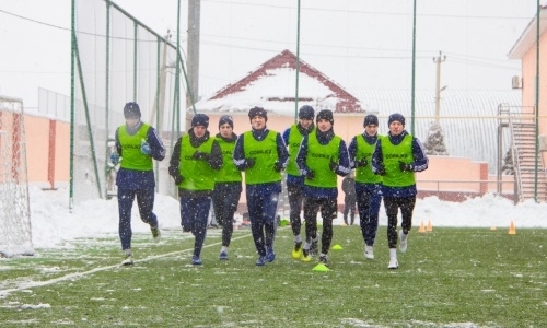 Фоторепортаж с первого тренировочного дня «Акжайыка» на УТС в Шымкенте