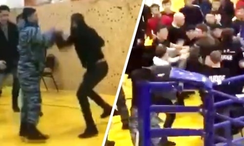 «Спасибо Хабибу». Турнир по ММА в Казахстане закончился массовой дракой с поножовщиной. Видео