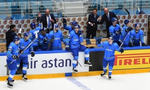 Прямая трансляция матча сборной Казахстана против Украины в предолимпийском турнире по хоккею