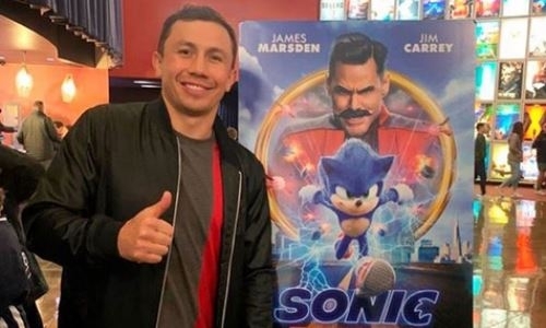 Головкин с сыном стали гостями закрытого показа «Соника». Фото