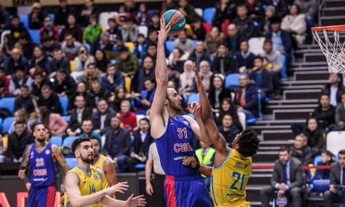 Отчет о матче ВТБ «Астана» — ЦСКА 72:95