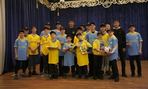 Футболисты «Астаны» посетили детский дом