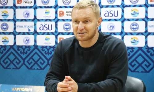 «Этот вопрос волнует в первую очередь». Карпович высказал недовольство комплектацией состава «Окжетпеса»