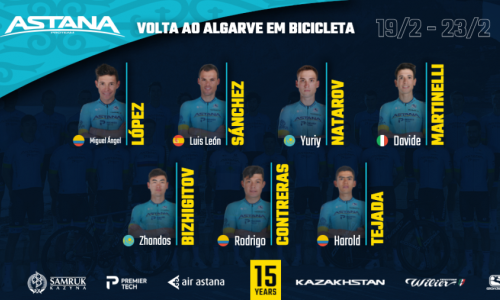 «Астана» объявила состав на многодневку «Волта Алгарве»
