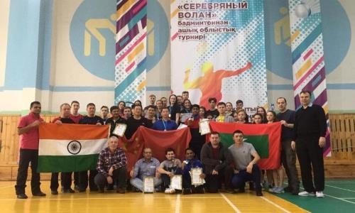 Бадминтонисты из пяти стран состязались в открытом турнире Акмолинской области