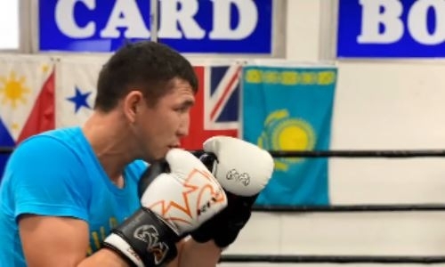 Небитый казахстанский боксер с титулом от WBC продолжает тренировки в зале Фредди Роуча