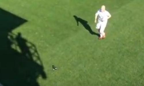 Капитан «Рубина» пнул капитанскую повязку в матче с «Кайратом». Видео