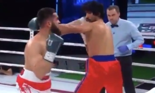 Призера чемпионата Азии из Казахстана трижды отправили в нокдаун и нокаутировали в России