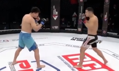 Казахстанский файтер проиграл россиянину с 15 победами у него на родине. Видео