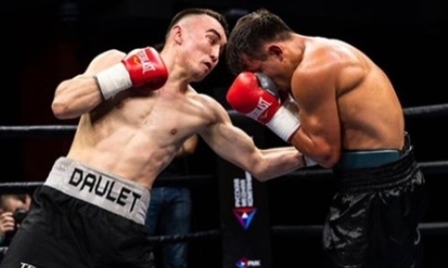 Казахстанский боксер с шестью победами побил украинца у него на родине