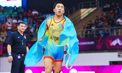 Казахстанцы завоевали два «золота» на чемпионате Азии по вольной борьбе