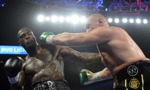 «Он был никакой». Тренер Алимханулы высказался о скандальной остановке боя-реванша Уайлдер — Фьюри