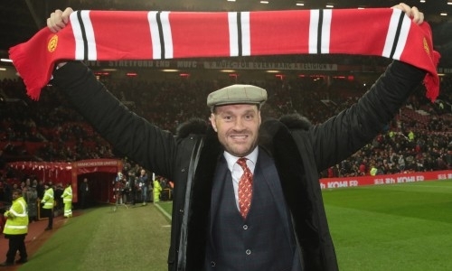 «Манчестер Юнайтед» пригласил Тайсона Фьюри в клуб с необычной целью